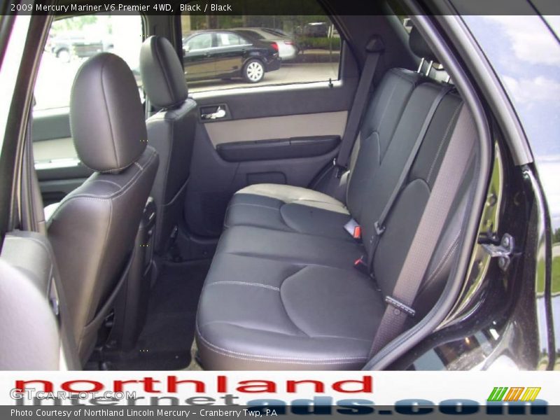 Black / Black 2009 Mercury Mariner V6 Premier 4WD