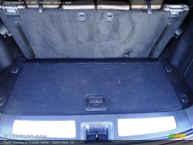 Midnight Garnet / Java 2013 Infiniti JX 35 AWD