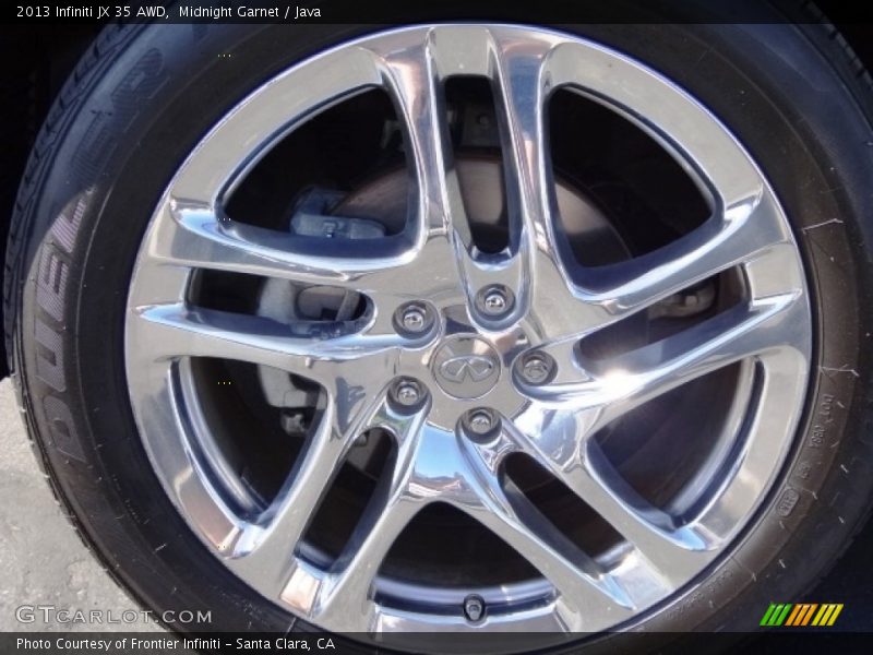 Midnight Garnet / Java 2013 Infiniti JX 35 AWD