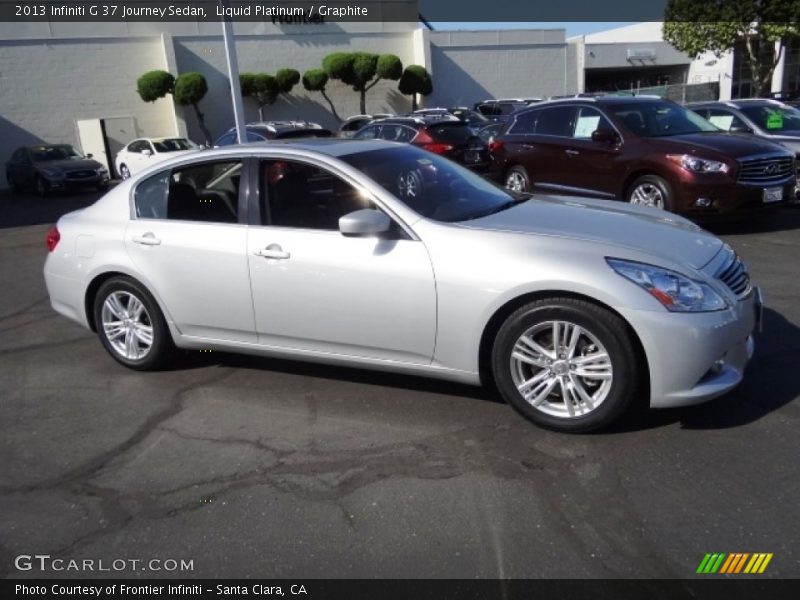 Liquid Platinum / Graphite 2013 Infiniti G 37 Journey Sedan