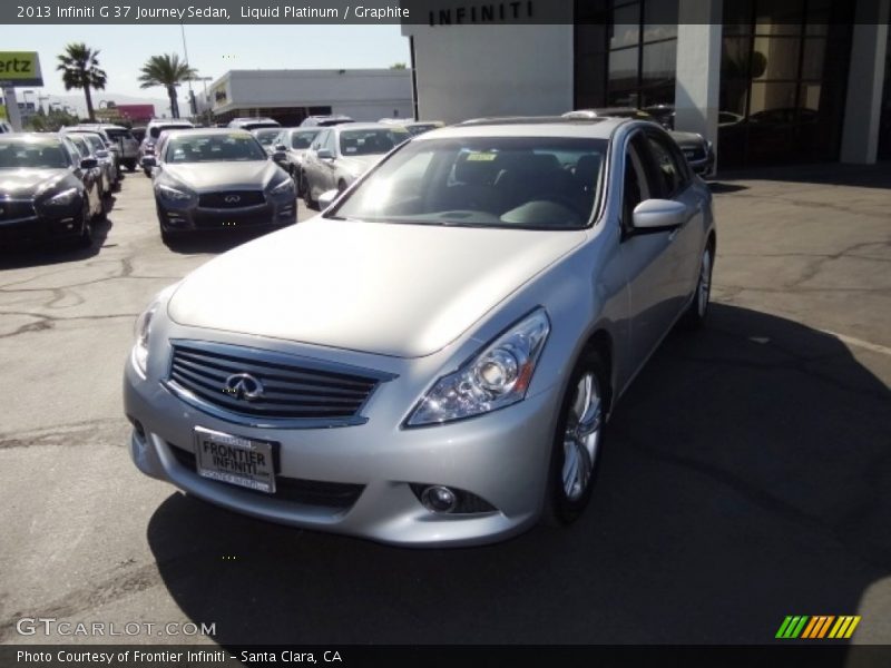 Liquid Platinum / Graphite 2013 Infiniti G 37 Journey Sedan