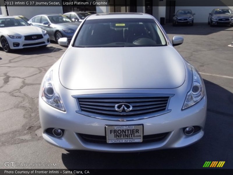 Liquid Platinum / Graphite 2013 Infiniti G 37 Journey Sedan