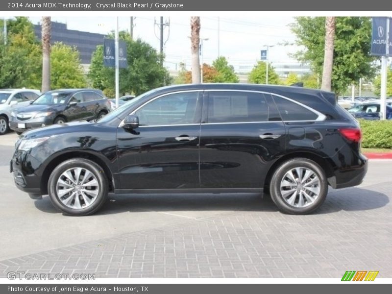Crystal Black Pearl / Graystone 2014 Acura MDX Technology