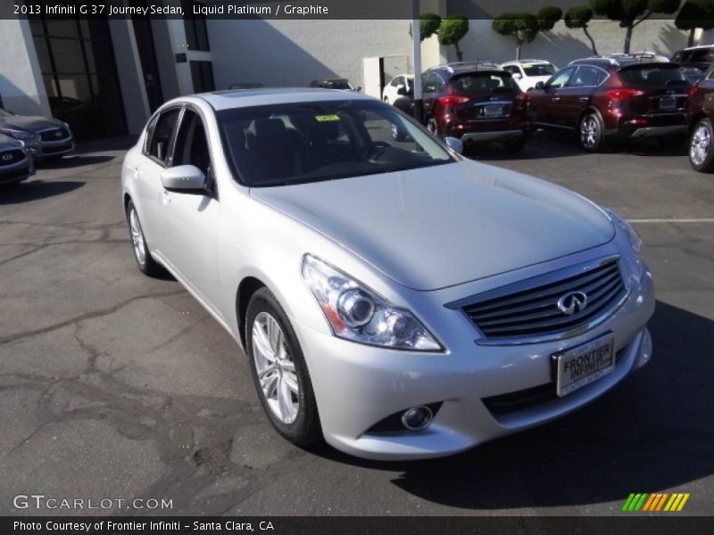 Liquid Platinum / Graphite 2013 Infiniti G 37 Journey Sedan