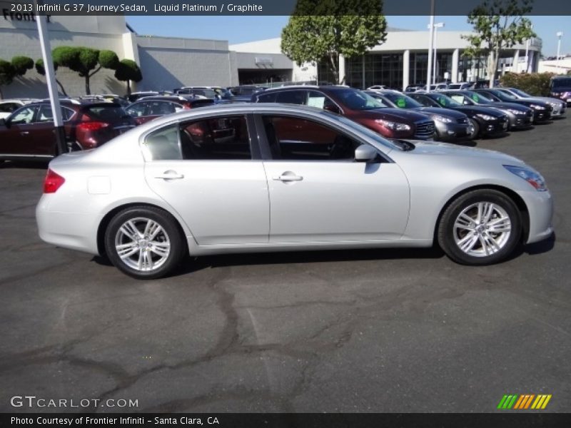 Liquid Platinum / Graphite 2013 Infiniti G 37 Journey Sedan
