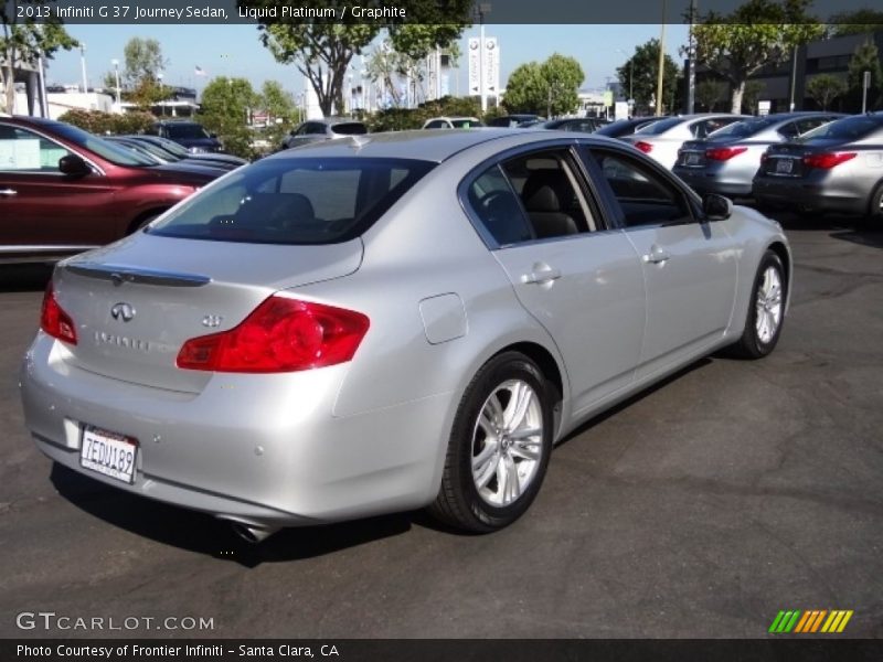Liquid Platinum / Graphite 2013 Infiniti G 37 Journey Sedan
