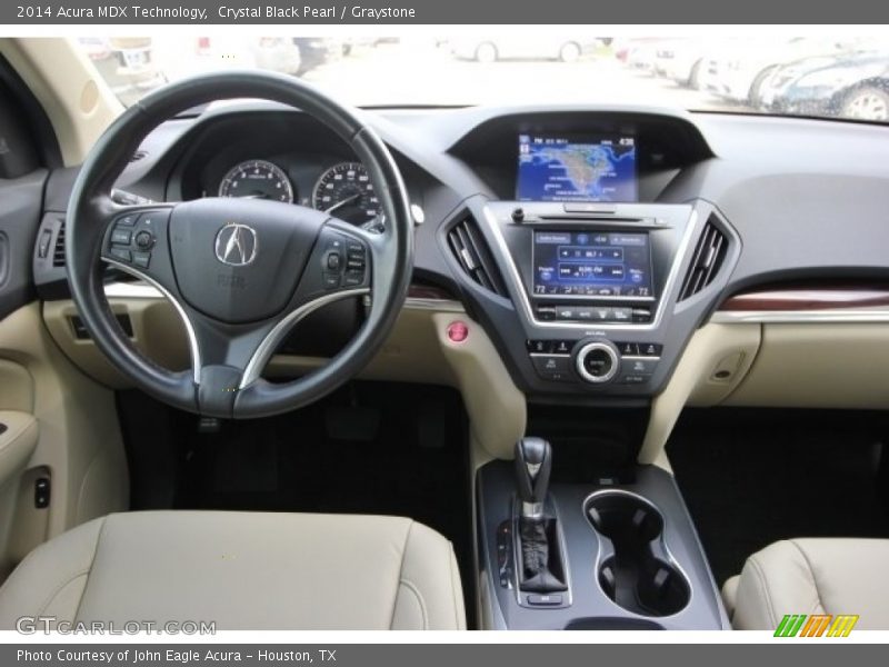 Crystal Black Pearl / Graystone 2014 Acura MDX Technology