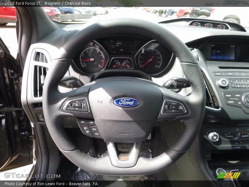 Magnetic / Charcoal Black 2016 Ford Focus ST