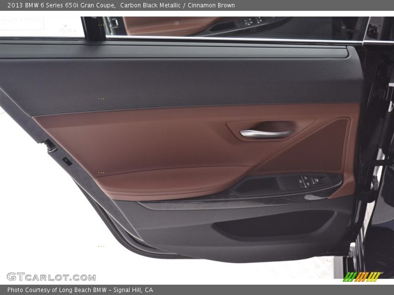 Carbon Black Metallic / Cinnamon Brown 2013 BMW 6 Series 650i Gran Coupe