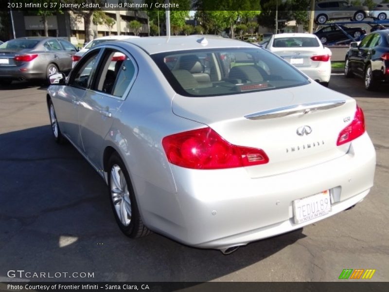 Liquid Platinum / Graphite 2013 Infiniti G 37 Journey Sedan