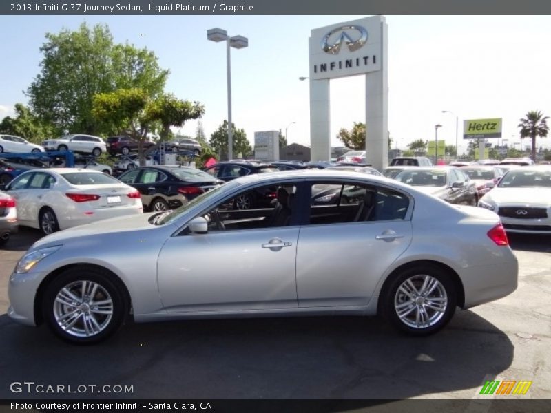 Liquid Platinum / Graphite 2013 Infiniti G 37 Journey Sedan