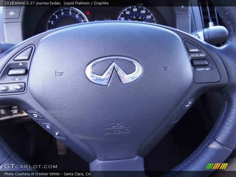 Liquid Platinum / Graphite 2013 Infiniti G 37 Journey Sedan