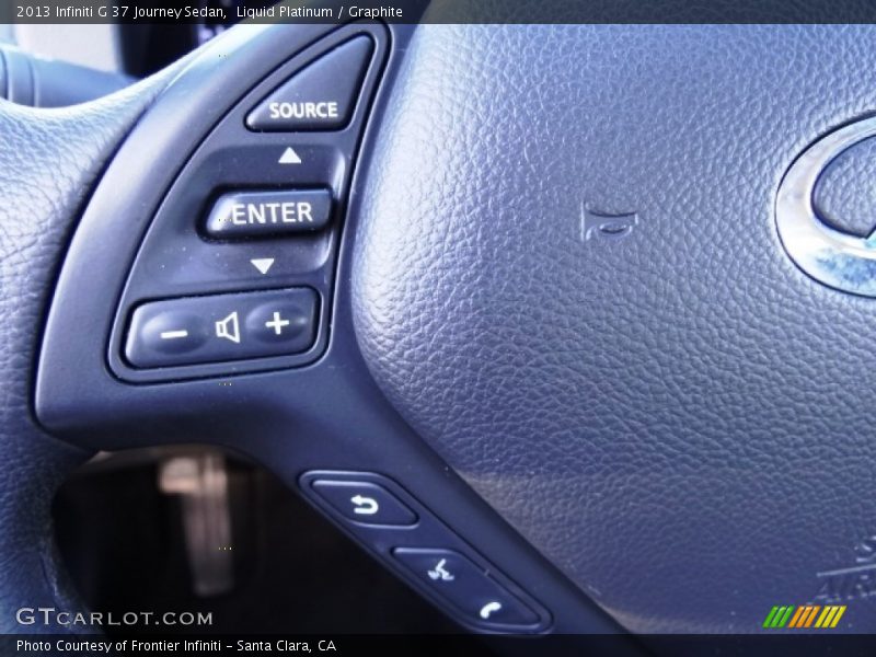 Liquid Platinum / Graphite 2013 Infiniti G 37 Journey Sedan