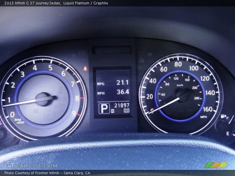 Liquid Platinum / Graphite 2013 Infiniti G 37 Journey Sedan
