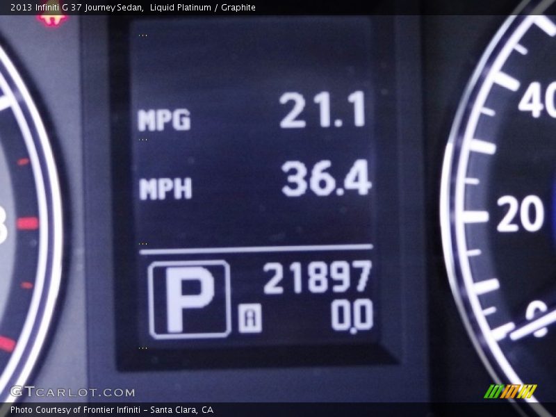 Liquid Platinum / Graphite 2013 Infiniti G 37 Journey Sedan