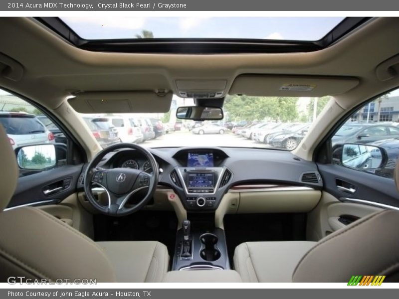 Crystal Black Pearl / Graystone 2014 Acura MDX Technology