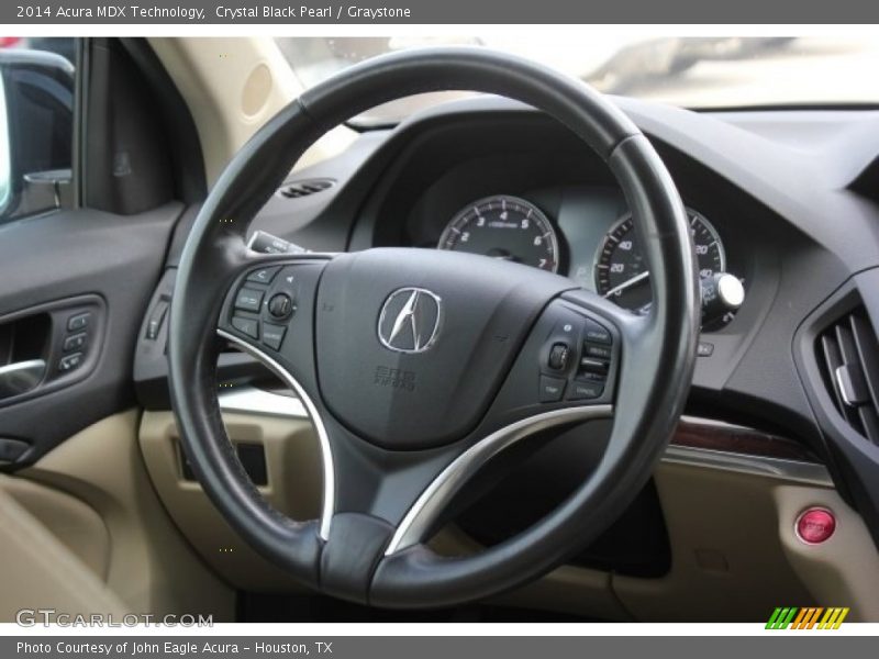 Crystal Black Pearl / Graystone 2014 Acura MDX Technology