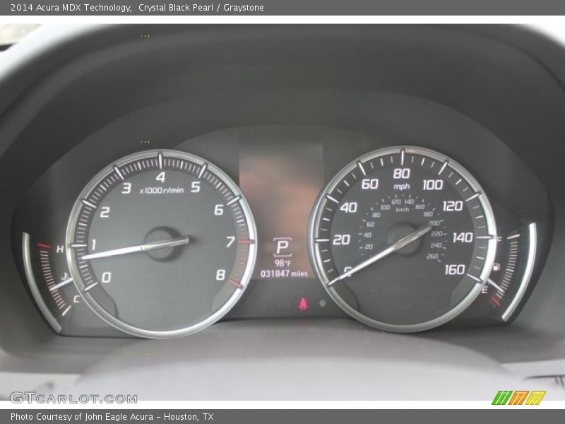 Crystal Black Pearl / Graystone 2014 Acura MDX Technology