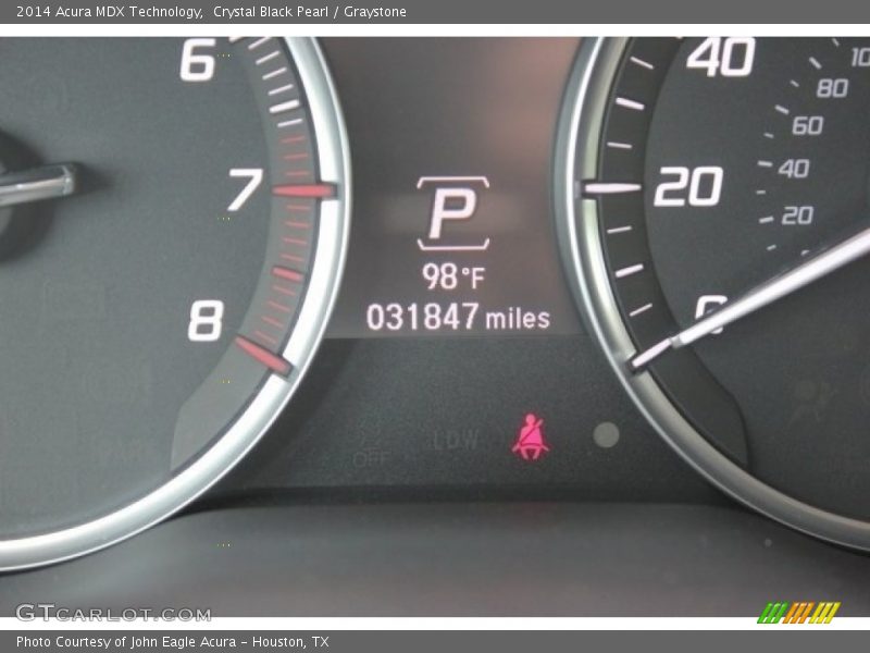 Crystal Black Pearl / Graystone 2014 Acura MDX Technology