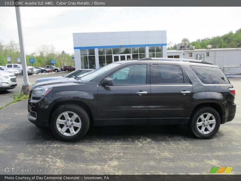 Cyber Gray Metallic / Ebony 2013 GMC Acadia SLE AWD