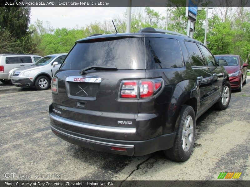 Cyber Gray Metallic / Ebony 2013 GMC Acadia SLE AWD