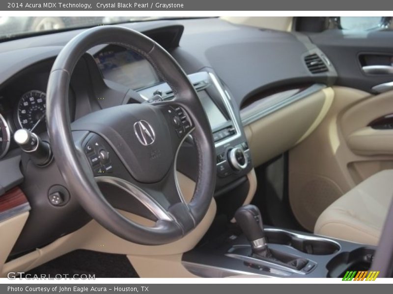 Crystal Black Pearl / Graystone 2014 Acura MDX Technology