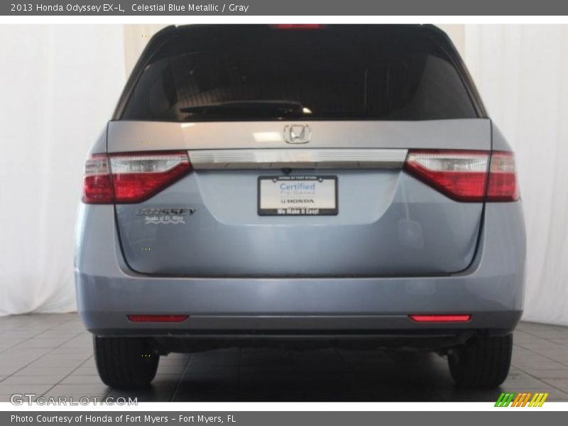 Celestial Blue Metallic / Gray 2013 Honda Odyssey EX-L