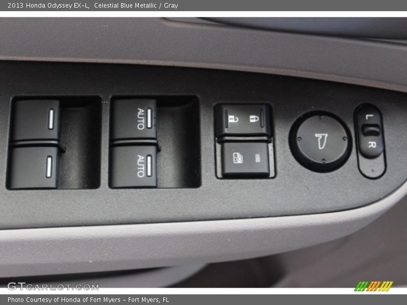 Celestial Blue Metallic / Gray 2013 Honda Odyssey EX-L