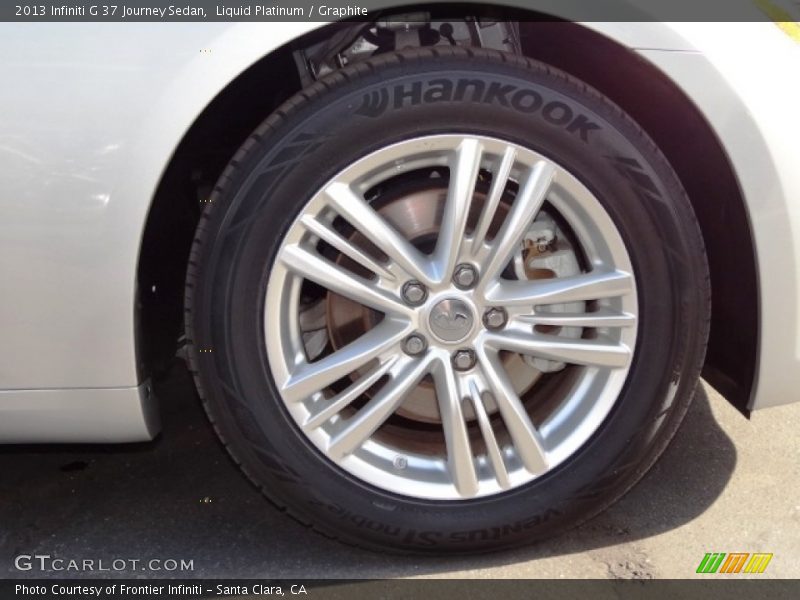 Liquid Platinum / Graphite 2013 Infiniti G 37 Journey Sedan