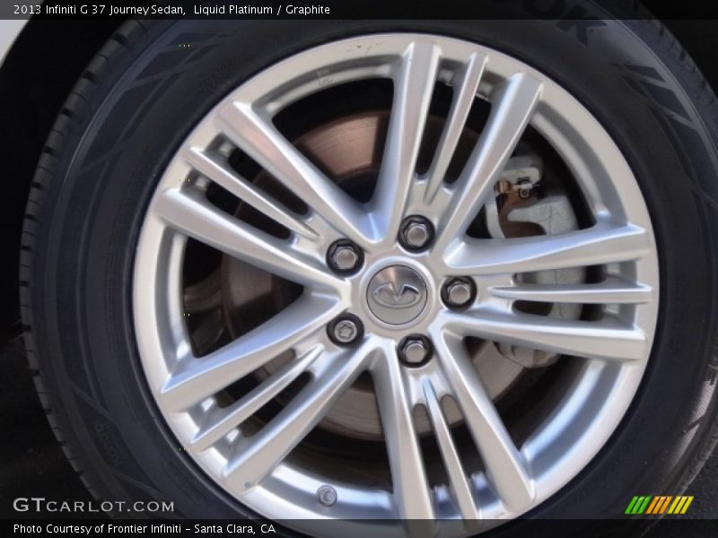 Liquid Platinum / Graphite 2013 Infiniti G 37 Journey Sedan