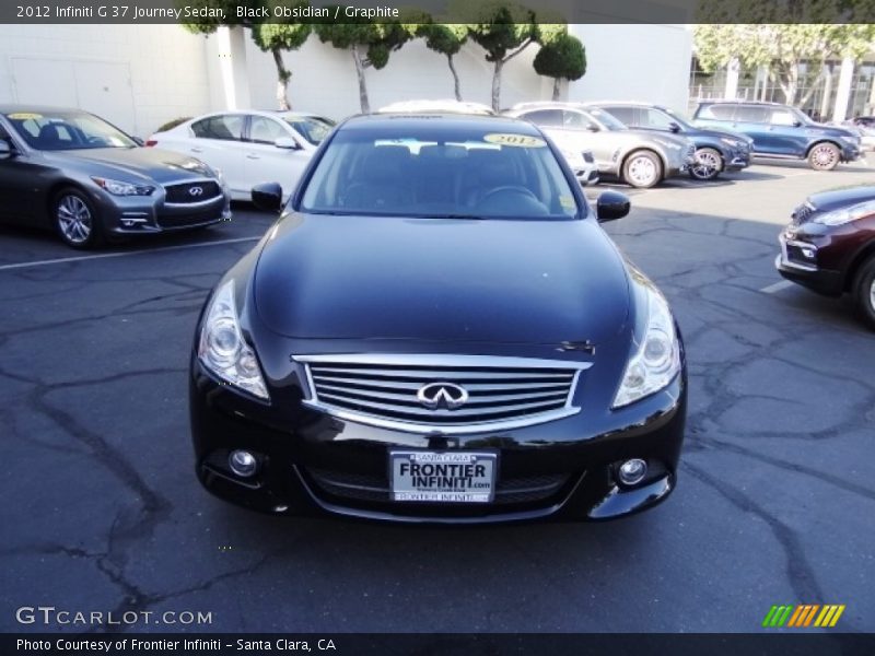 Black Obsidian / Graphite 2012 Infiniti G 37 Journey Sedan