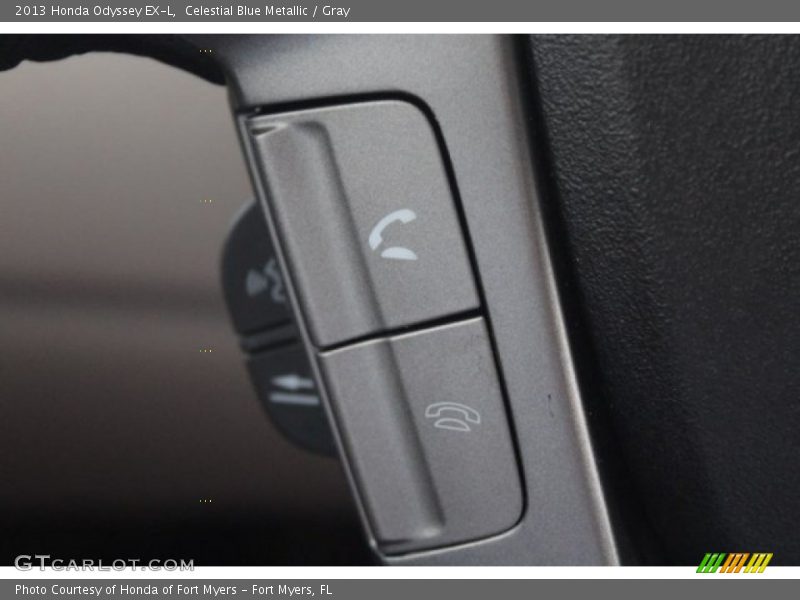 Celestial Blue Metallic / Gray 2013 Honda Odyssey EX-L