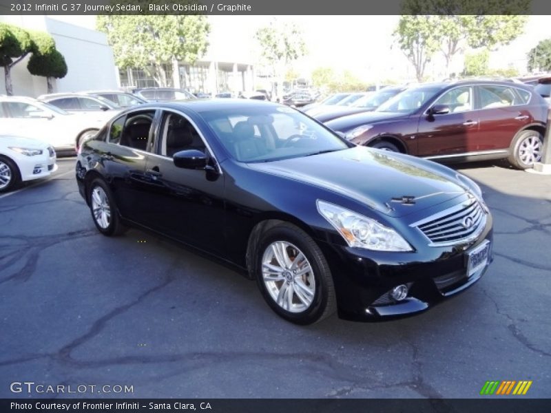 Black Obsidian / Graphite 2012 Infiniti G 37 Journey Sedan