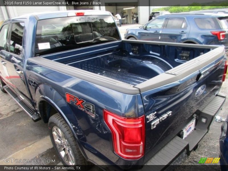 Blue Jeans / Black 2016 Ford F150 Lariat SuperCrew 4x4