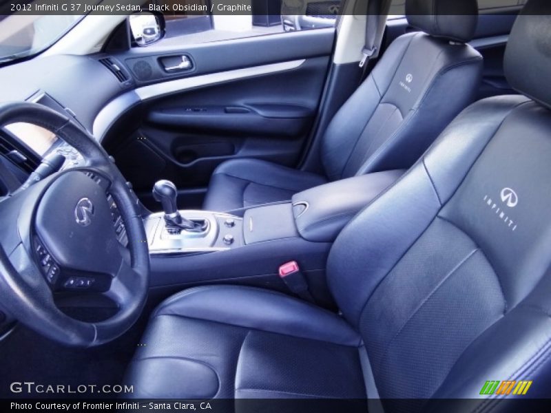 Black Obsidian / Graphite 2012 Infiniti G 37 Journey Sedan
