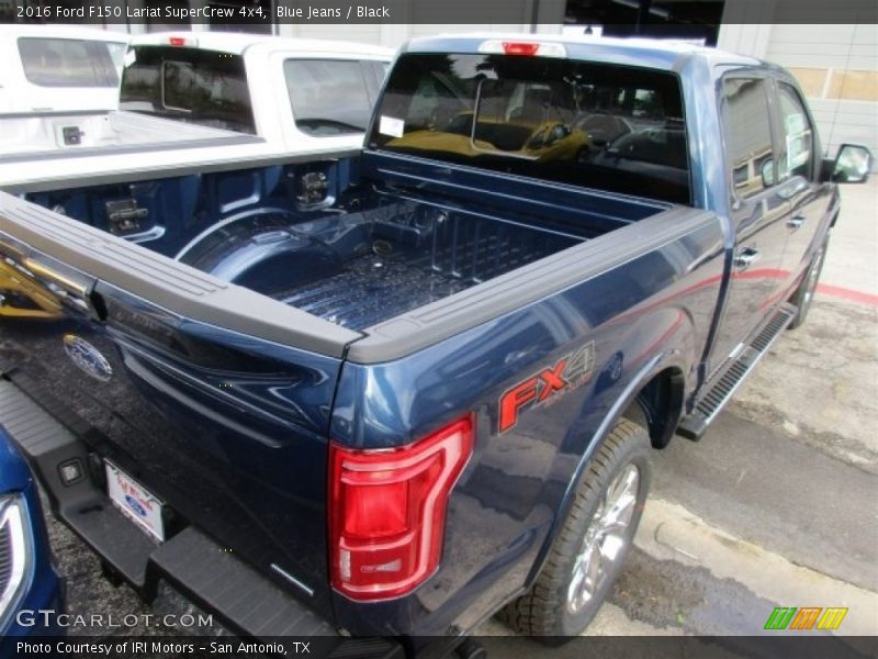 Blue Jeans / Black 2016 Ford F150 Lariat SuperCrew 4x4
