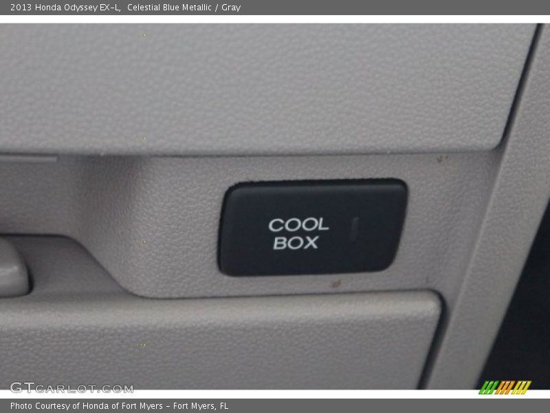 Celestial Blue Metallic / Gray 2013 Honda Odyssey EX-L
