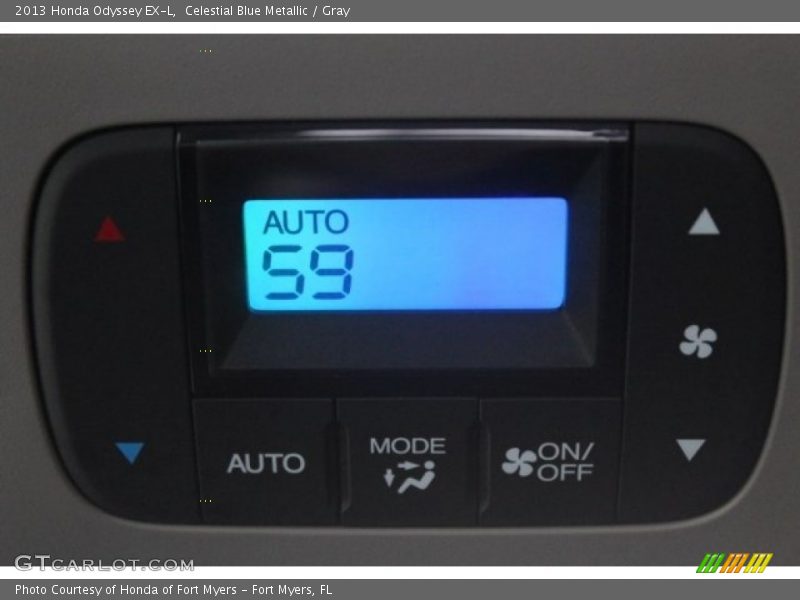 Celestial Blue Metallic / Gray 2013 Honda Odyssey EX-L