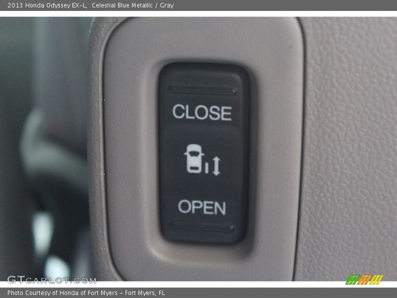 Celestial Blue Metallic / Gray 2013 Honda Odyssey EX-L