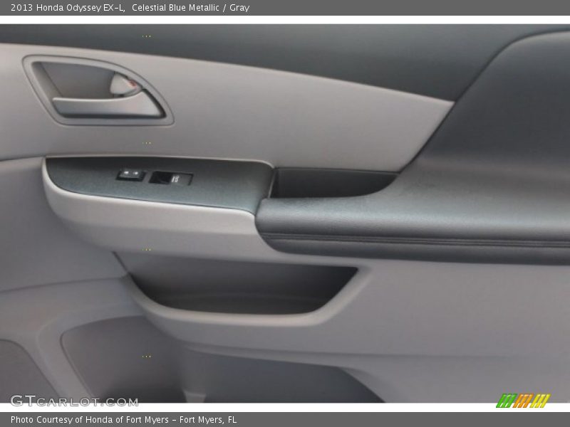 Celestial Blue Metallic / Gray 2013 Honda Odyssey EX-L