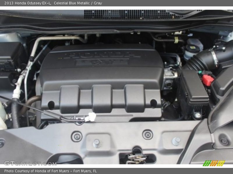 Celestial Blue Metallic / Gray 2013 Honda Odyssey EX-L