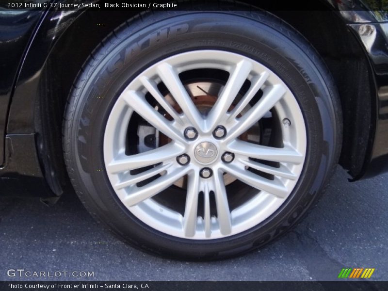 Black Obsidian / Graphite 2012 Infiniti G 37 Journey Sedan