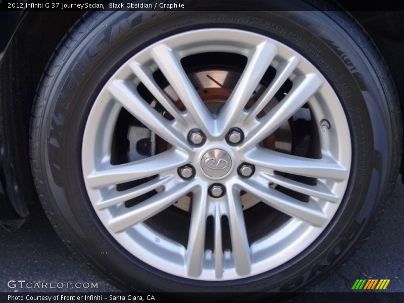 Black Obsidian / Graphite 2012 Infiniti G 37 Journey Sedan