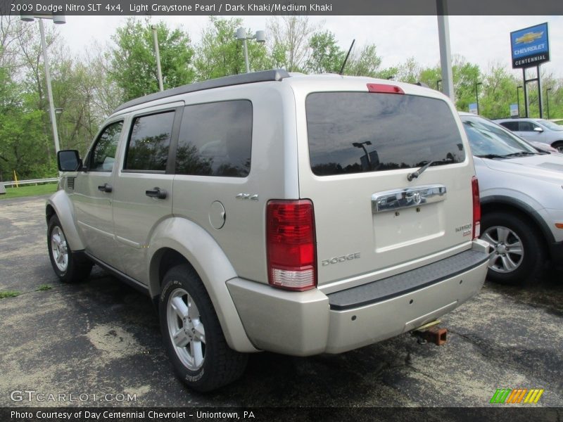 Light Graystone Pearl / Dark Khaki/Medium Khaki 2009 Dodge Nitro SLT 4x4