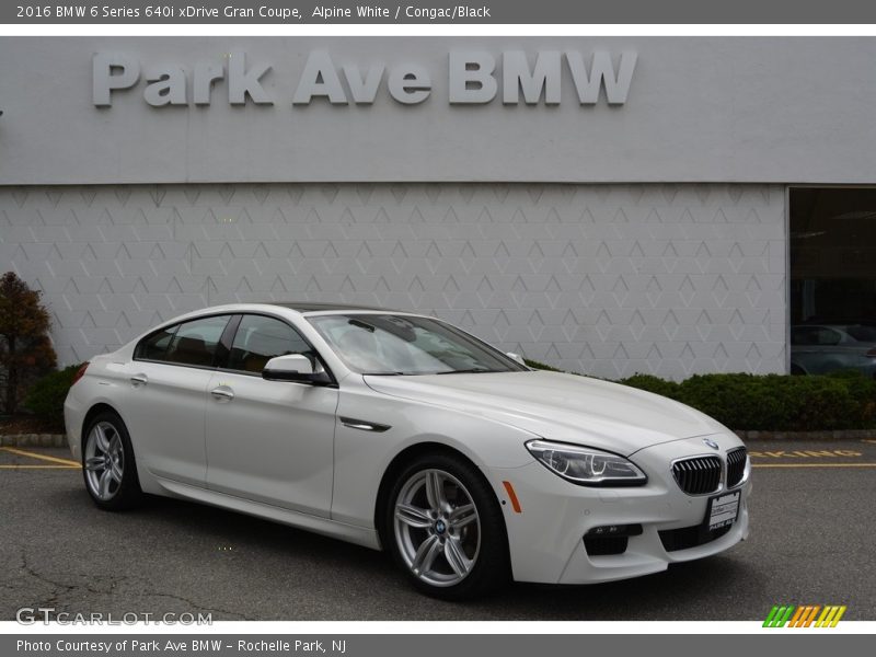 Alpine White / Congac/Black 2016 BMW 6 Series 640i xDrive Gran Coupe