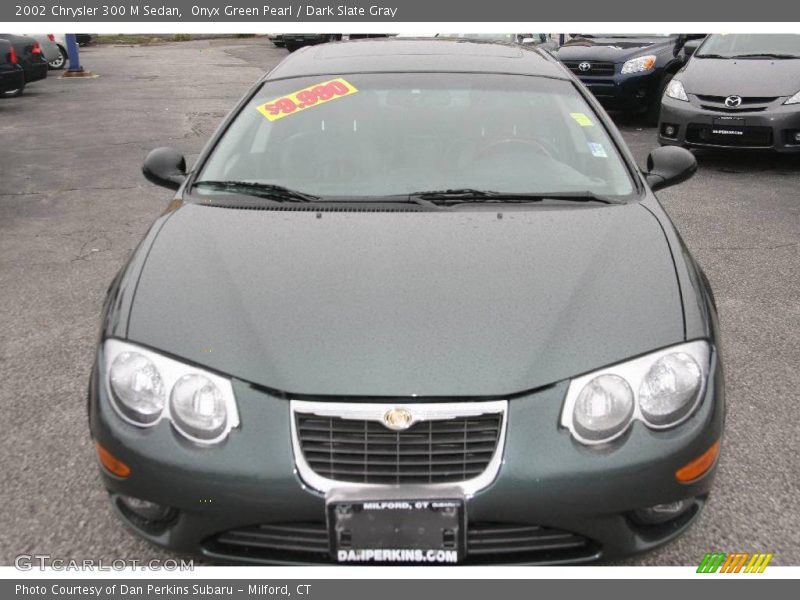 Onyx Green Pearl / Dark Slate Gray 2002 Chrysler 300 M Sedan