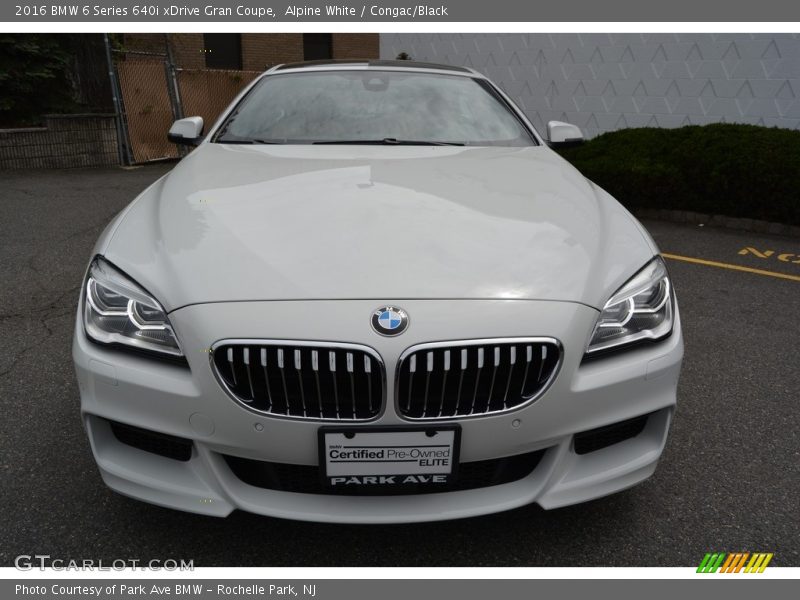 Alpine White / Congac/Black 2016 BMW 6 Series 640i xDrive Gran Coupe