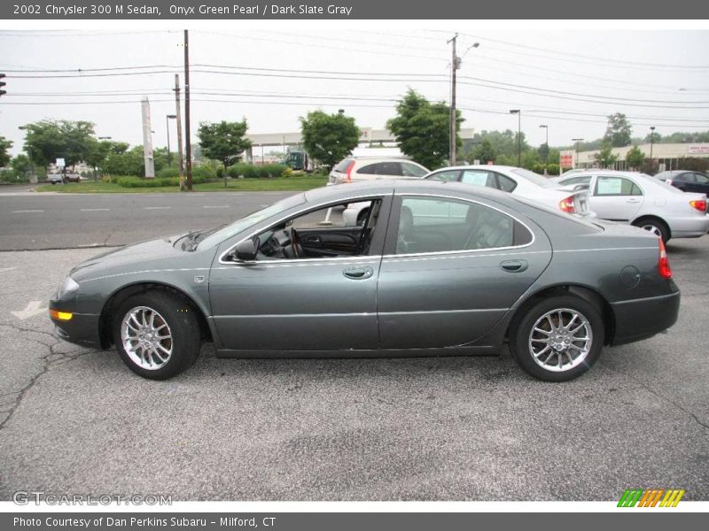 Onyx Green Pearl / Dark Slate Gray 2002 Chrysler 300 M Sedan