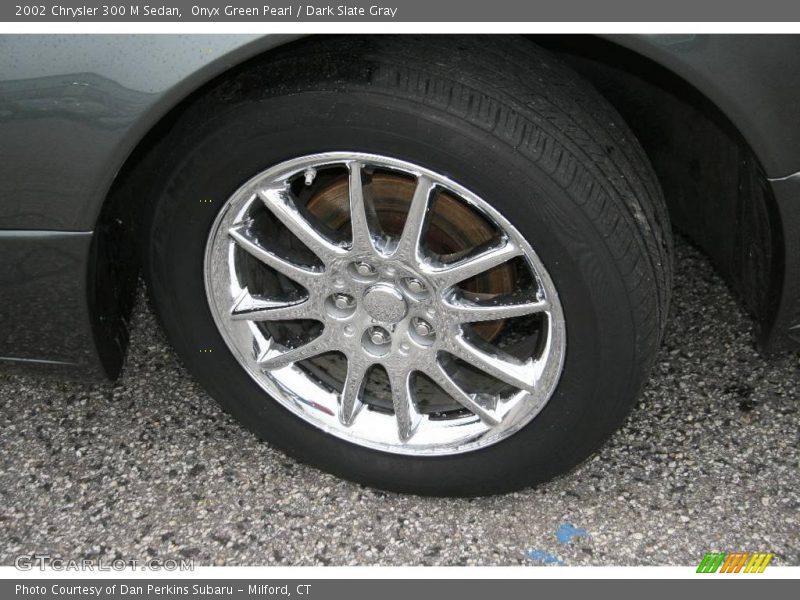Onyx Green Pearl / Dark Slate Gray 2002 Chrysler 300 M Sedan