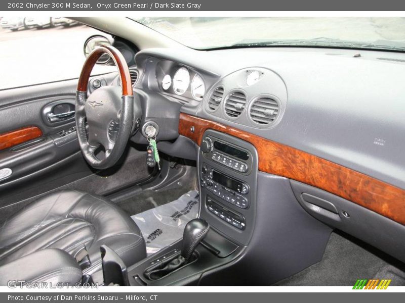 Onyx Green Pearl / Dark Slate Gray 2002 Chrysler 300 M Sedan